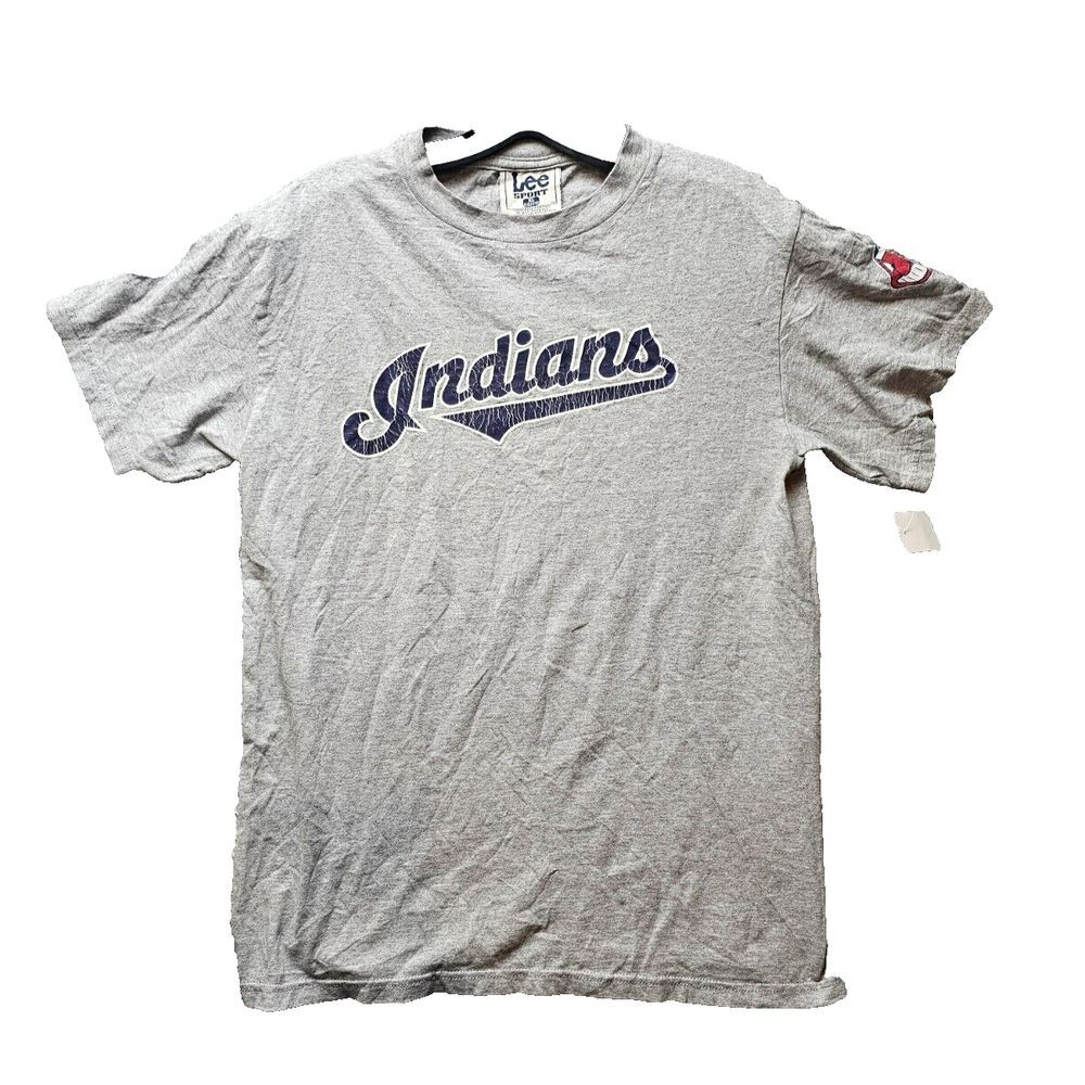 VTG Cleveland Indians Shirt Youth‎ Extra Large Lee Chief Wahoo Baseball 90s Boys